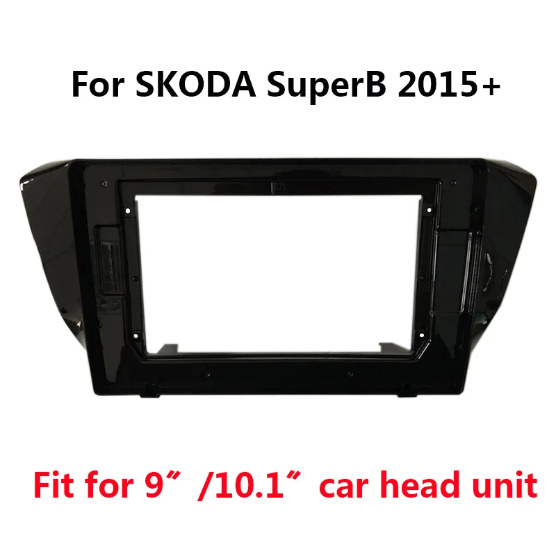 

Car DVD Fascia Frame Dash Panel For SKODA SuperB 2015+ Auto STEREO Installation Trim Kit Bezel Faceplate Center Console Holder