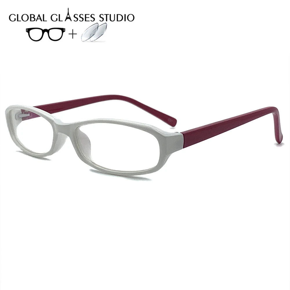 

Women Acetate Glasses Frame Eyewear Eyeglasses Reading Myopia Prescription Lens 1.56 Index TT-659