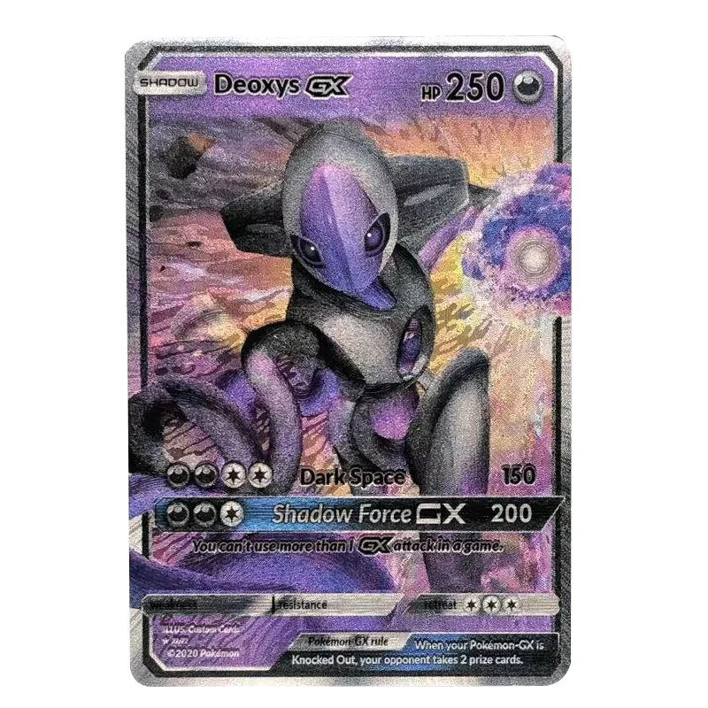 Коллекционная карточка Dark Pokemon коллекционная с покемоном играми детская игрушка