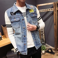 new denim jacket men hooded sportswear outdoors casual fashion jeans jackets hoodies cowboy mens jacket and coat plus size