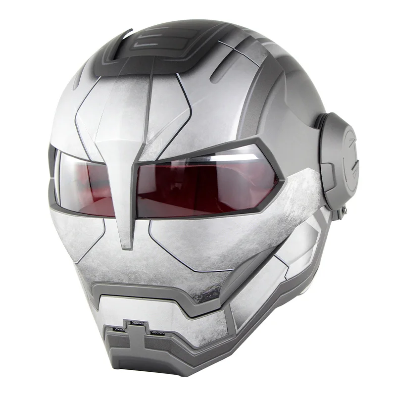 Мотоциклетный шлем SOMAN Железный человек шлем-раскладушка в стиле роботов