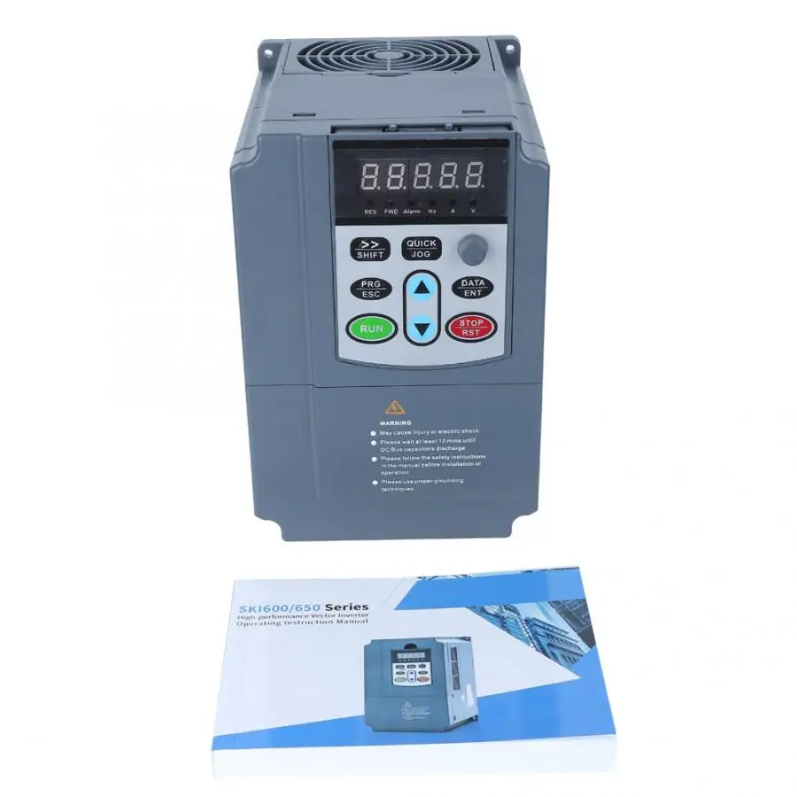 0.75KW 3 фазы 380VAC 2.7A Универсальный VFD преобразователь частоты SKI600 0D75G 4|Инверторы и