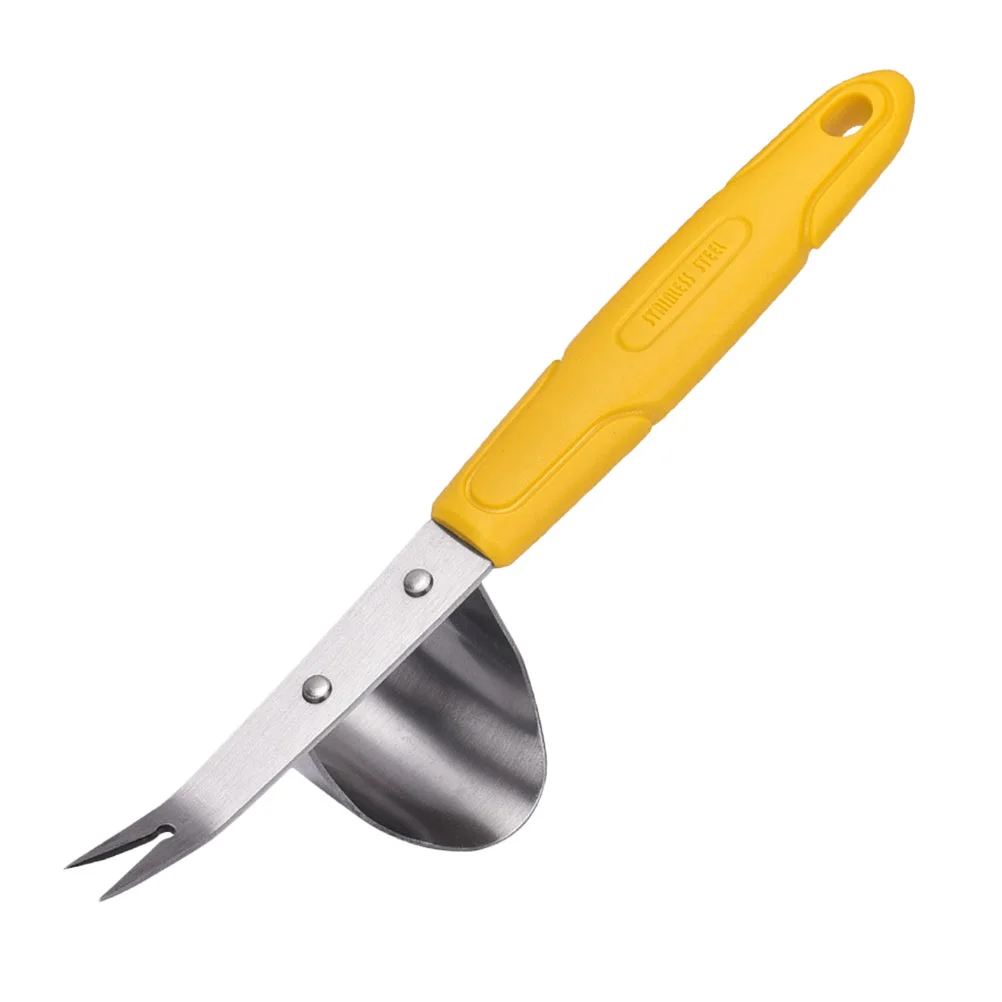 

1pc Stainless Steel Weeding Fork Weed Puller Remover Garden Manual Weeder