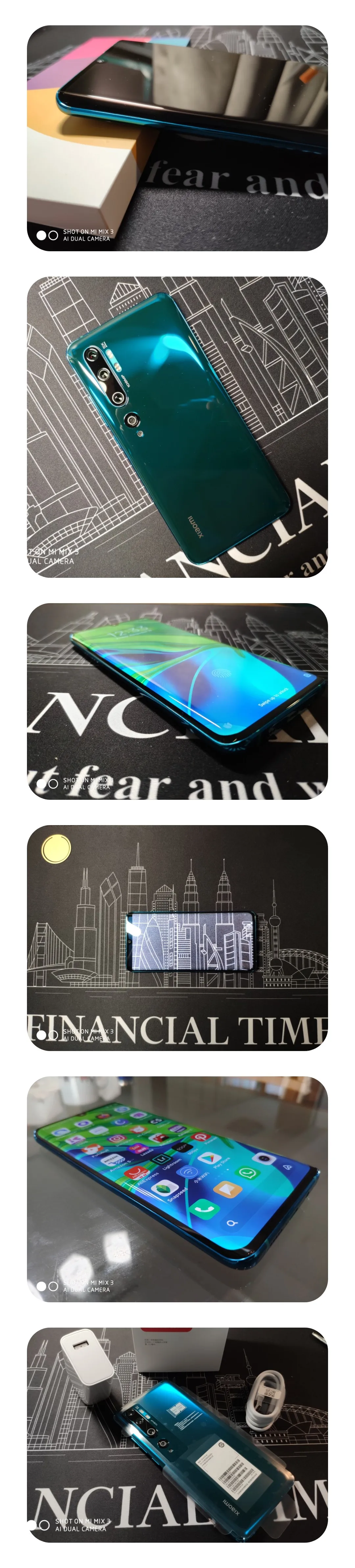 Глобальный R Xiaomi CC9 Pro / Note 10 6GB 128GB 108MP Penta Camera Smartphone 5260mah Mix Оптический зум с двойным изогнутым экраном