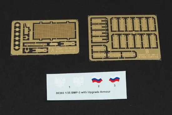 Трубач 00365 1/35 русский BMP-3 ыфв с Uparmored пластиковая модель комплект - купить по
