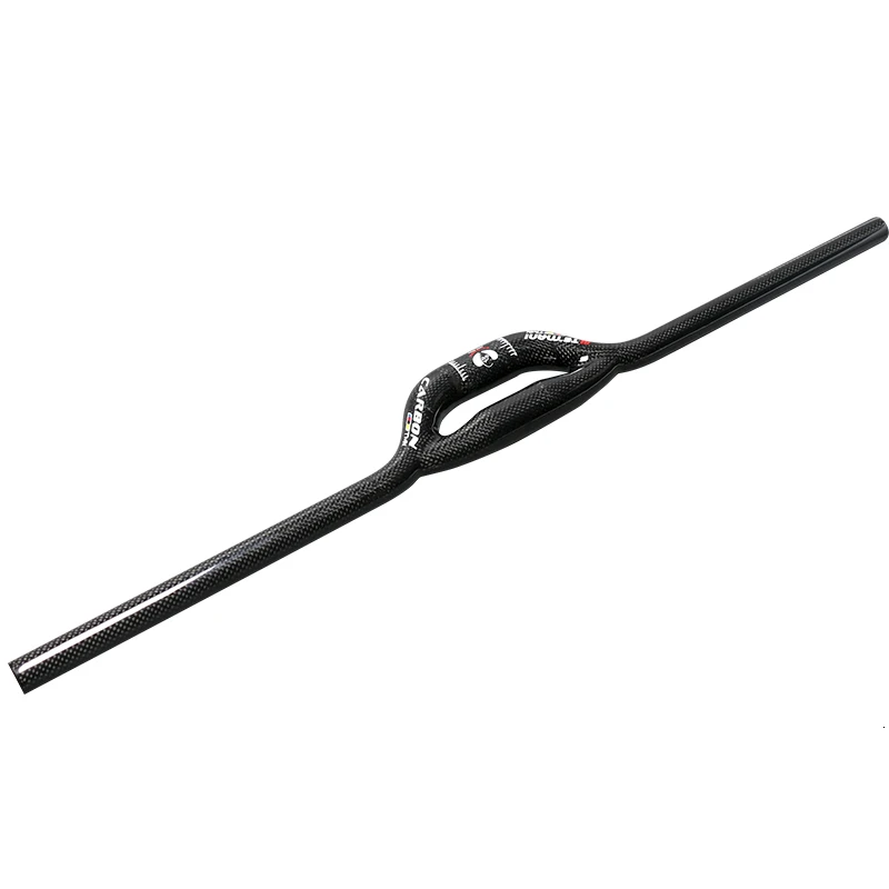 Full Carbon Fiber Glossy Bicycle Handlebar Black Ultralight Mountain Stable MTB Bike Swallow-shaped Bick Accessories | Спорт и