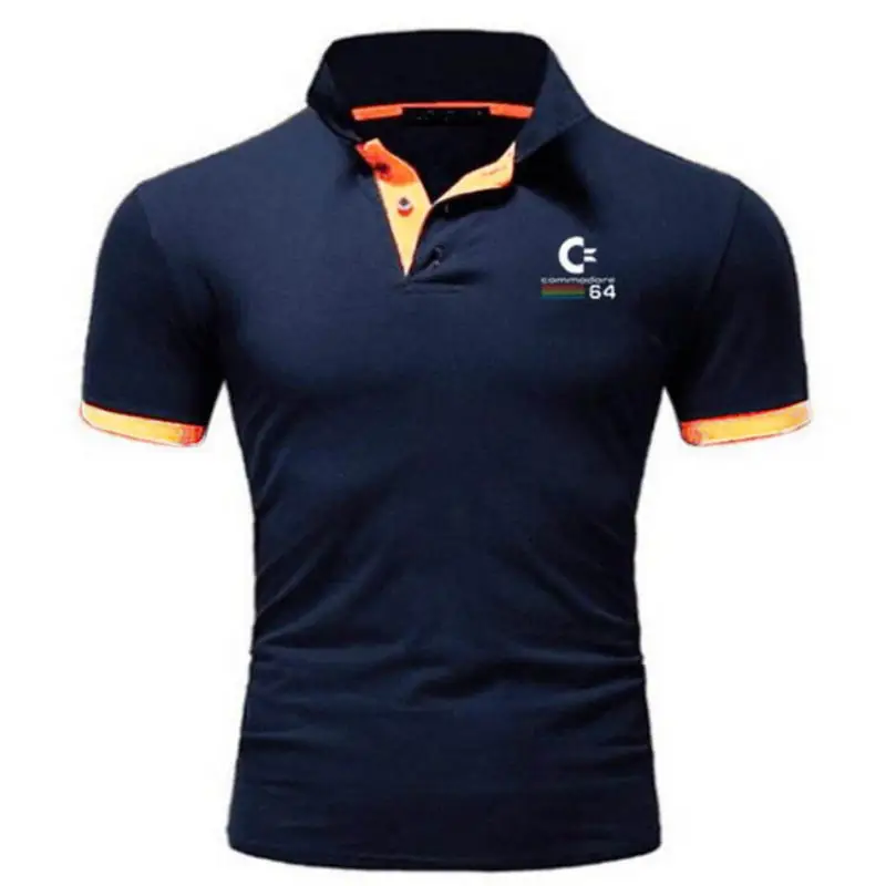 

2021 New Spring and summer Polo shirt men's casual slim Polo shirt men's breathable short sleeve polo shirt new brand clothing