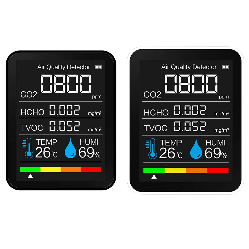 

Detector Air Quality Room Digital Thermometer Hygrometer Multifunctional Humidity Carbon Dioxide Detector Home