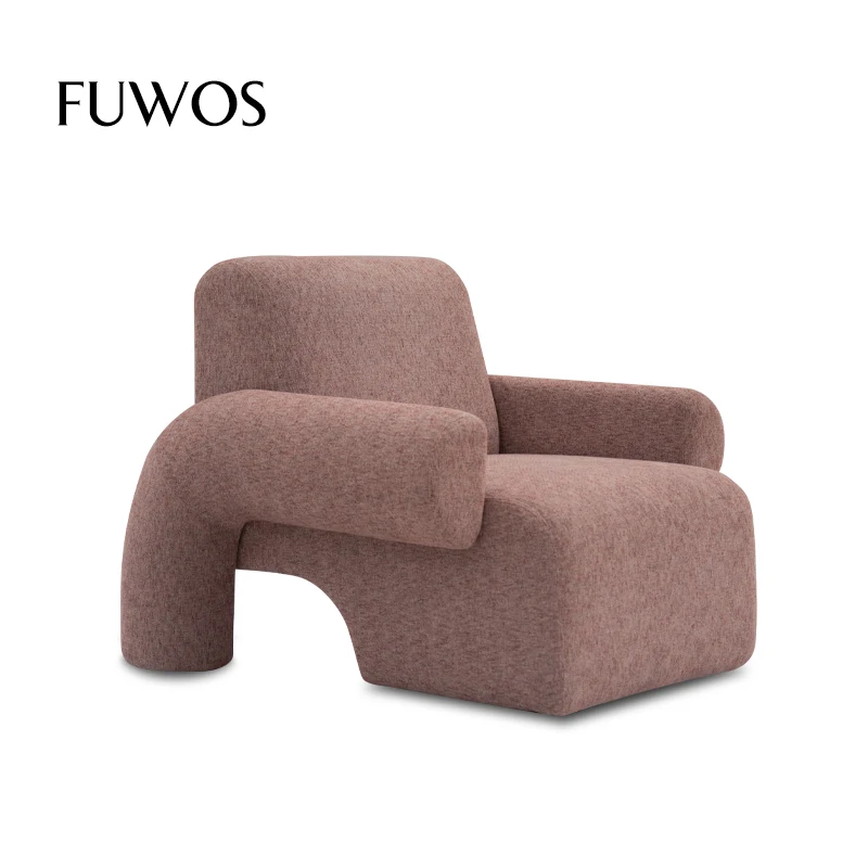 

Designer Model Leisure Couch Comfortable and Elegant Living Room Study Fabric Chair