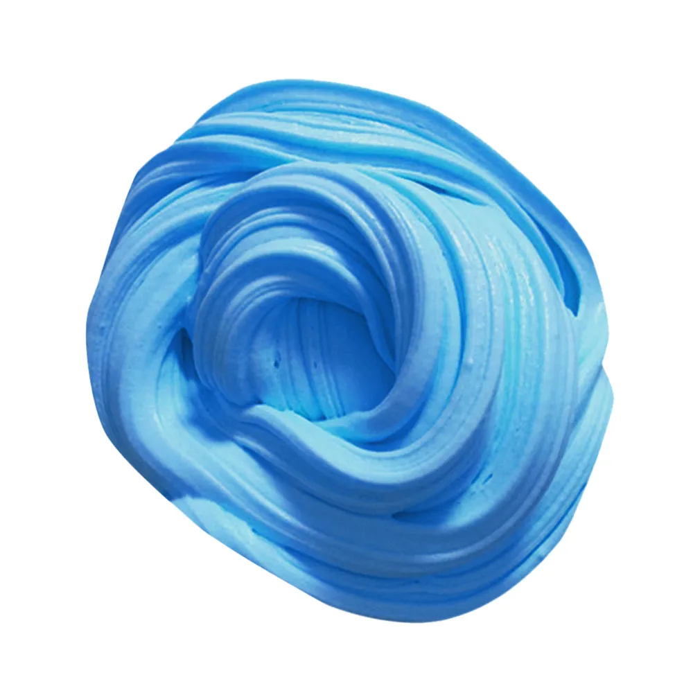 

1PCS Fluffy Slime Solid Color Plasticine Toys Relieve Stress Squishy Fun Sensory Toys Squeeze Toys Fidget Toys Pack Squishmallow