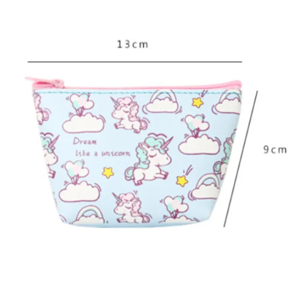 Вместительная многофункциональная косметичка в виде единорога дорожная Сумочка