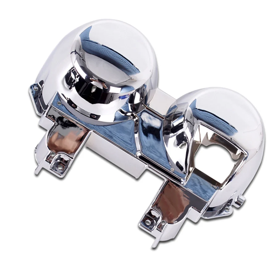 Хром мотоциклетный Спидометр Тахометр измерительные приборы наружный чехол