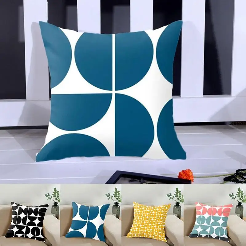 

Modern Fashion Nordic Style Geometric Pattern Pillow Home Sofa Decor Car Cushion Cover Cute Pillow Covers 45*45cm Accessories