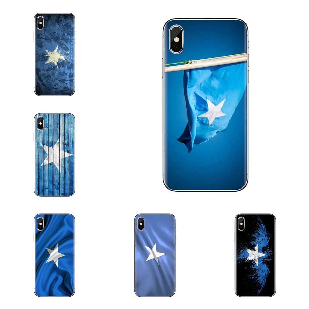 TPU Case For Huawei P Smart Y6 P8 P9 P10 Plus Nova P20 Lite Pro Mini 2017 SLA-L02 SLA-L22 2i Somalia national Banner Flag Poster |