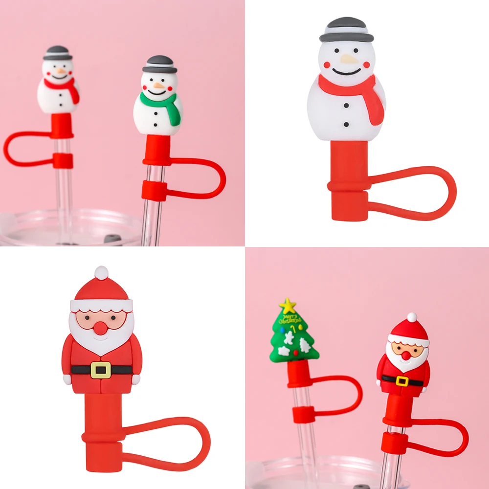 Креативная силиконовая соломенная пробка многоразовая Пылезащитная крышка в