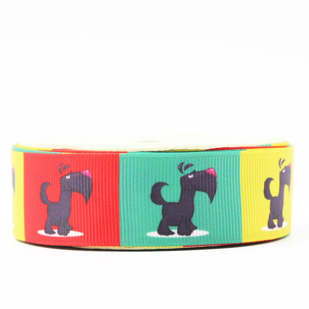 

Атласная лента с рисунком собаки, 25/38/50 мм