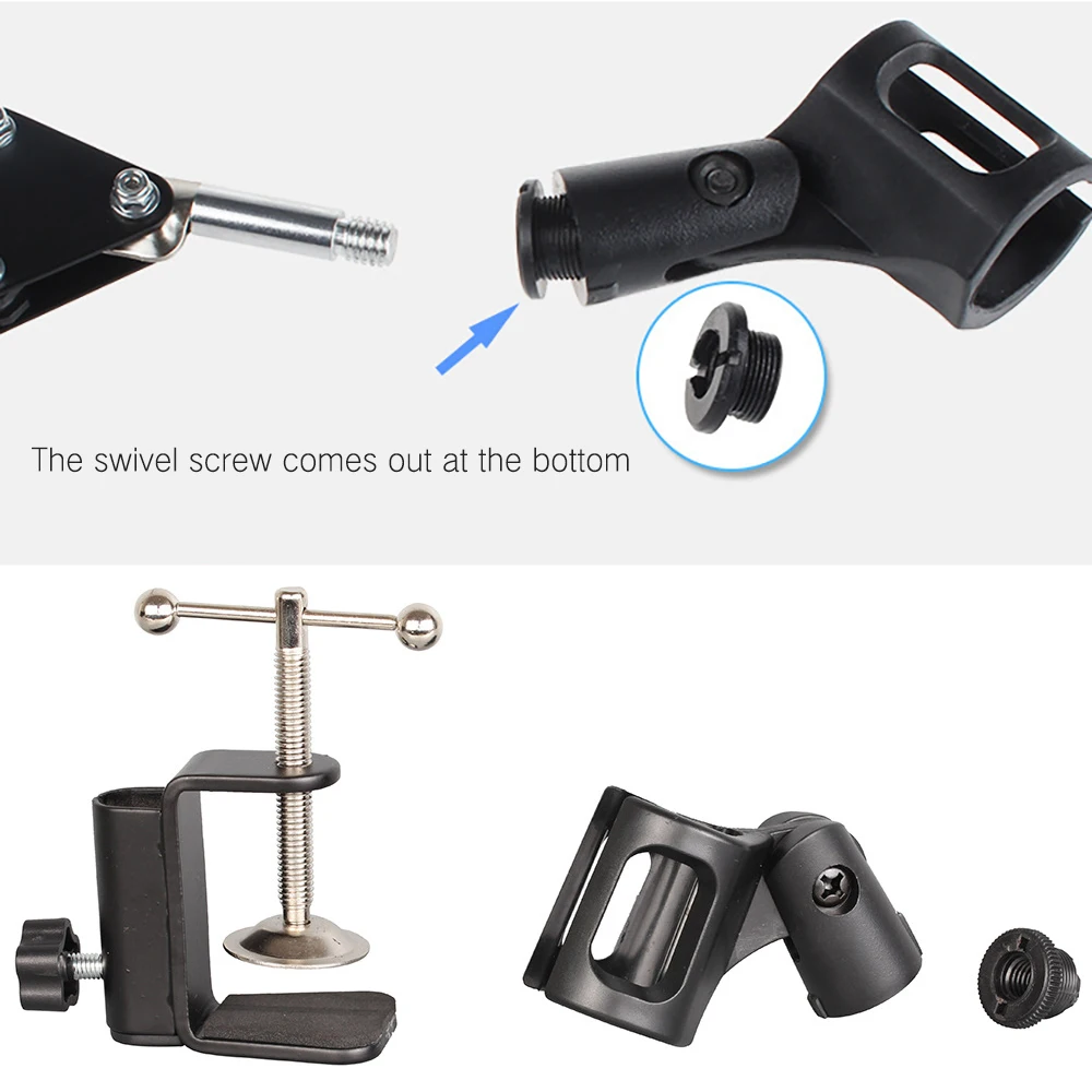 Настольная Подвеска для микрофона ножничный рычаг стойка зажим крепления на