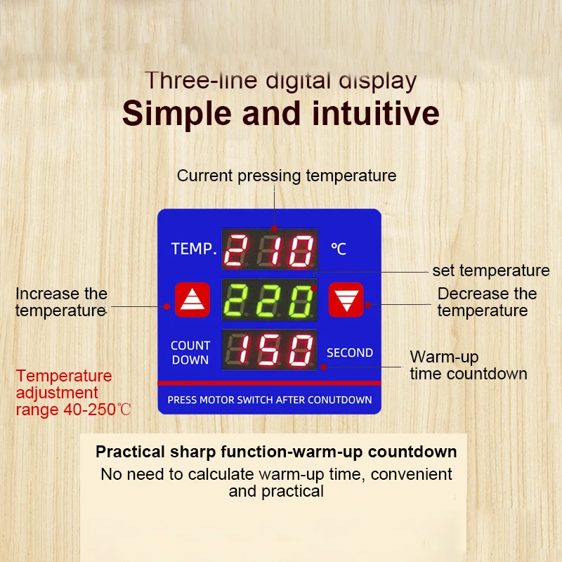 Автоматический гидравлический пресс из нержавеющей стали COMOPEZNew LTP218 бытовой