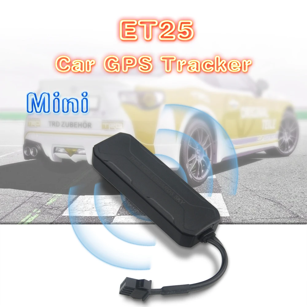Многофункциональный мини умный GPS для автомобиля трекер ET25 отслеживания