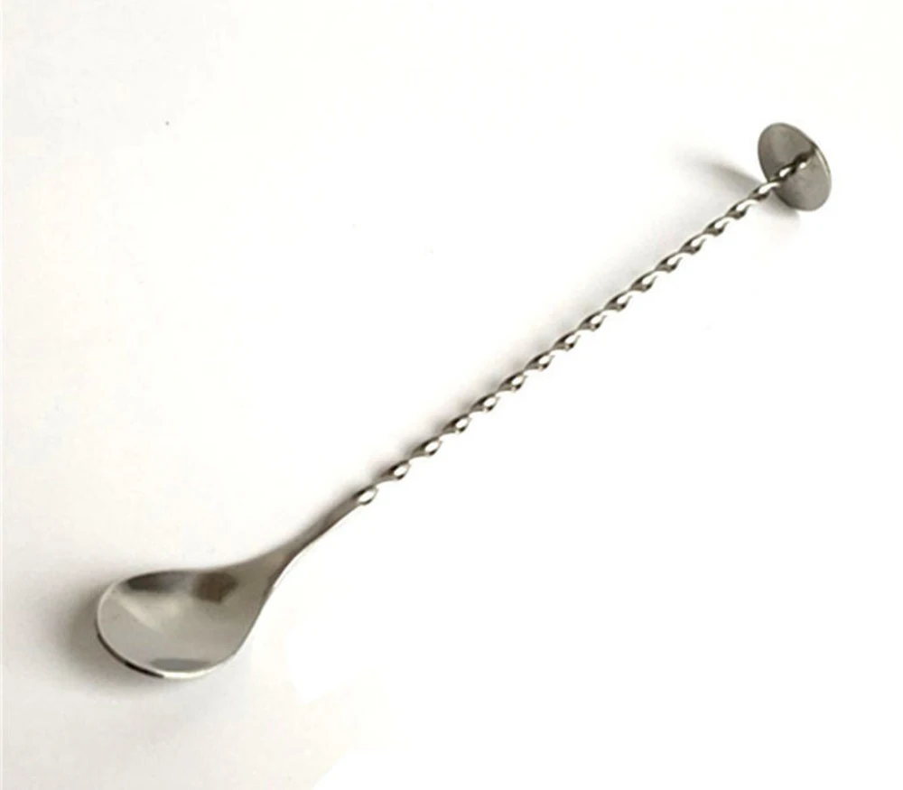Spoon Iyoupite шейкерный фильтр для коктейлей, бар, проволока для льда, смешанный напиток, Дуршлаг Из Нержавеющей Стали, фильтр для бармена, инструмент для коктейлей - Цвет: Spoon