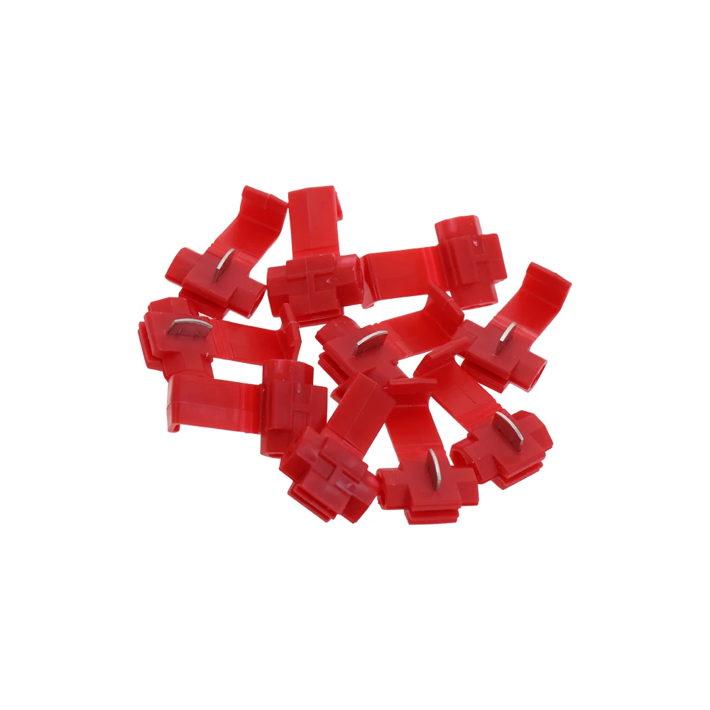 10/20 шт. Т образный соединитель для проводов красное быстрое соединение зажим