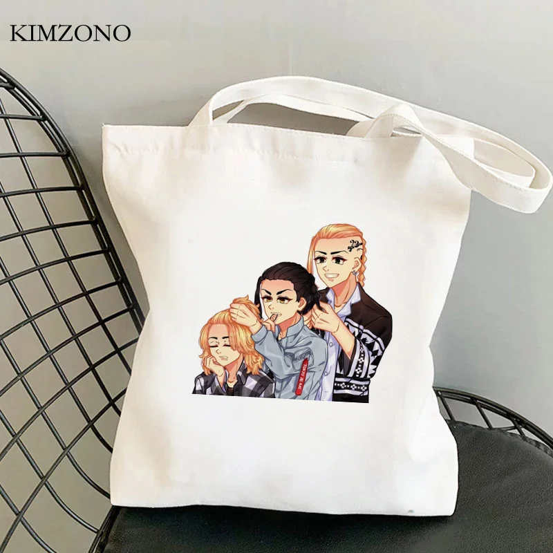 

Tokyo Revengers shopping bag bolsas de tela recycle bag bolso reusable bolsa tote bag jute reciclaje fabric sac cabas sacolas