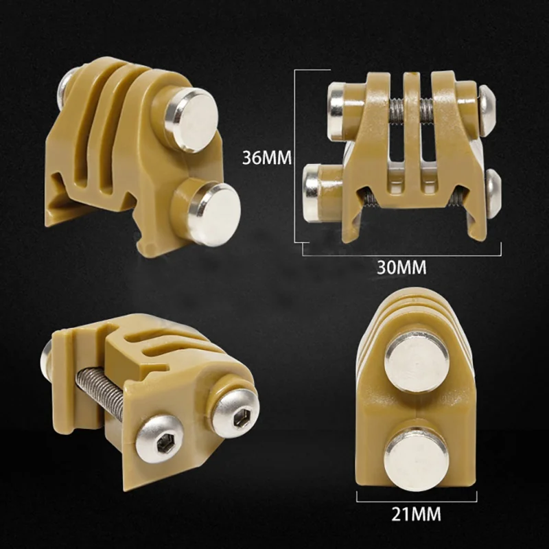 20mm Picatinny Gun Rail Mount Airsoft Adapter Kit For GoPro Action Shot Hunting Rifle Camera outdoor Accessories | Спорт и