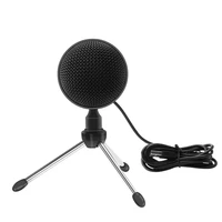 professional microphone condenser for computer laptop pc usb plug stand studio podcasting recording microfone