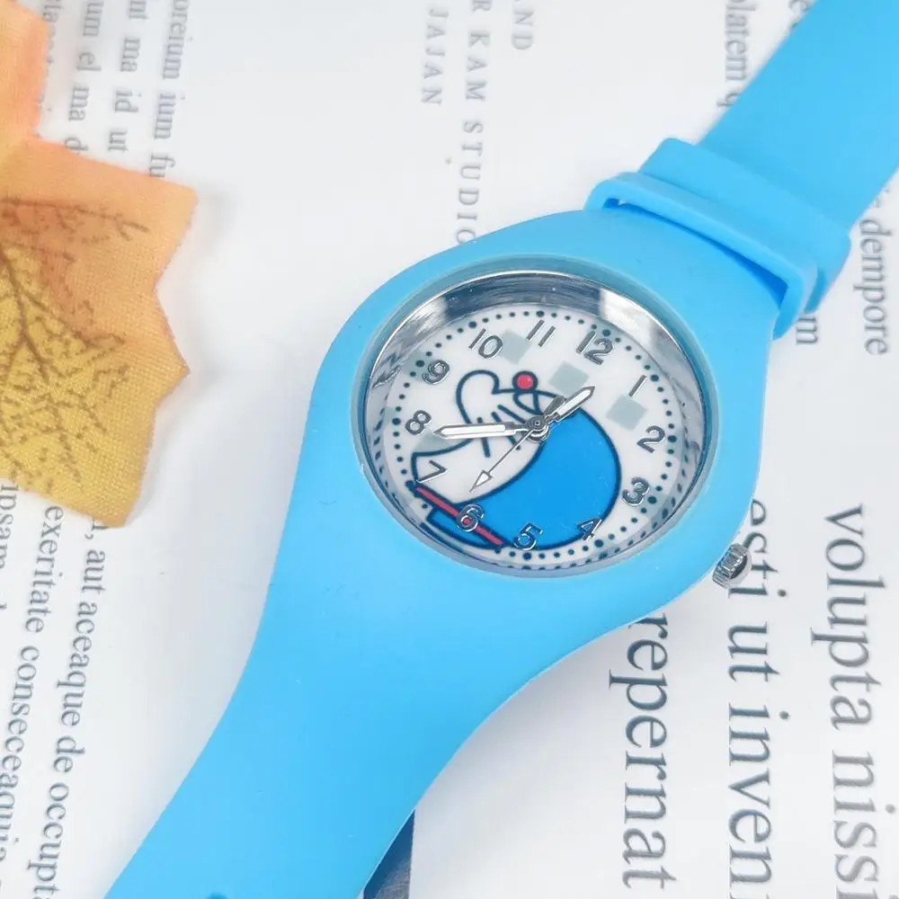 

Children Watch Doraemon Cartoon Figure for boy Watch silicon Strap Boys Girl Quartz Watch Kids Gift for girl