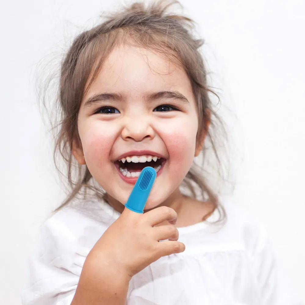 

4pcs Silicone Baby Finger Toothbrush Infant Toddler Teeth Clean Tool Tooth Brush