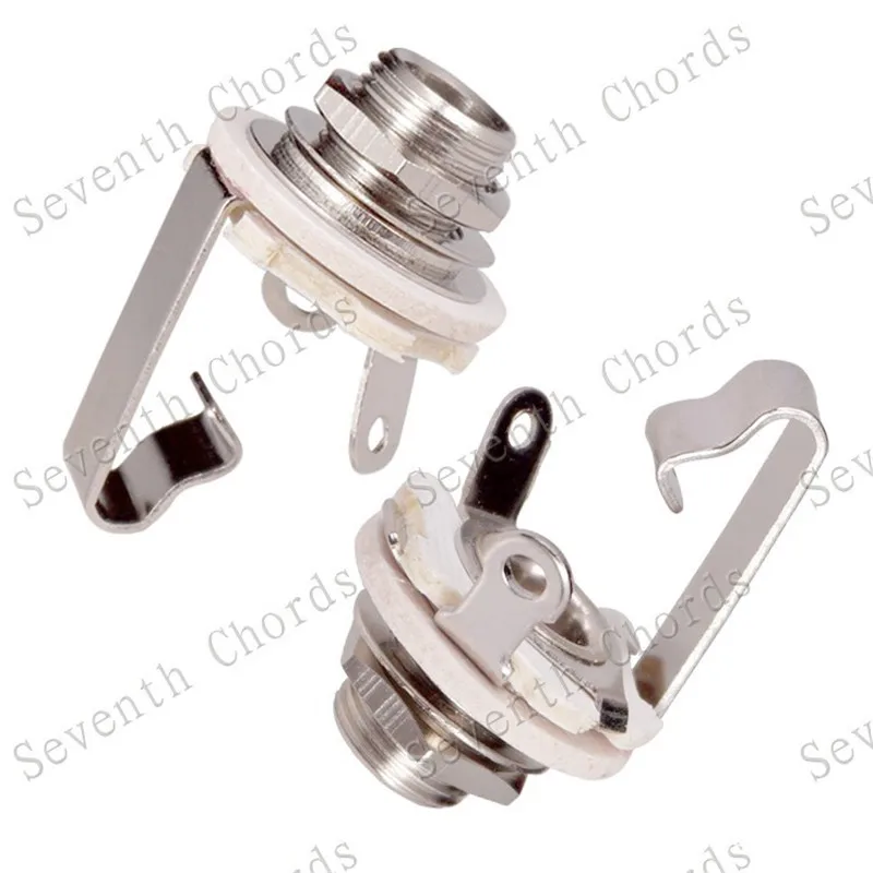 2 шт./лот моно входной гитарный гнездо из латуни штепсельная розетка для