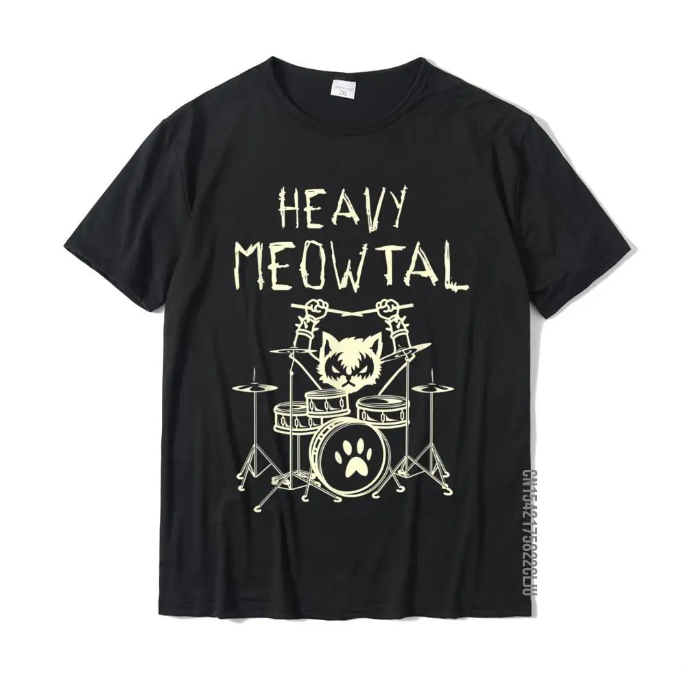Тяжелая Meowtal Cat металлическая музыкальная Подарочная идея забавная футболка для