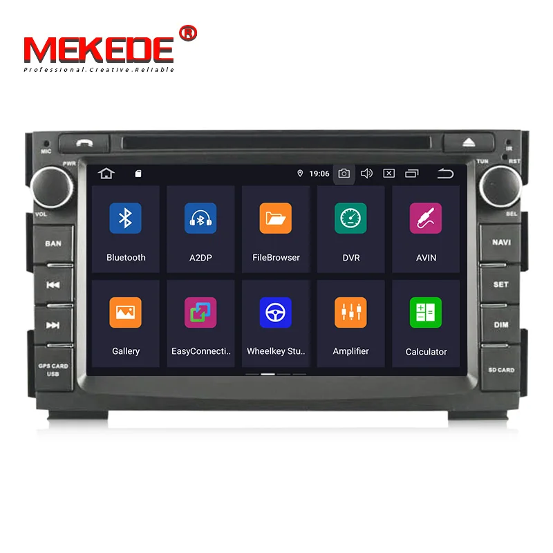 4G+ 64G 8 CORE Android 9,0 2 Din Автомобильный мультимедийный dvd-плеер gps Авторадио для Kia Ceed 2009-2012 автомобильный Радио ПК wifi