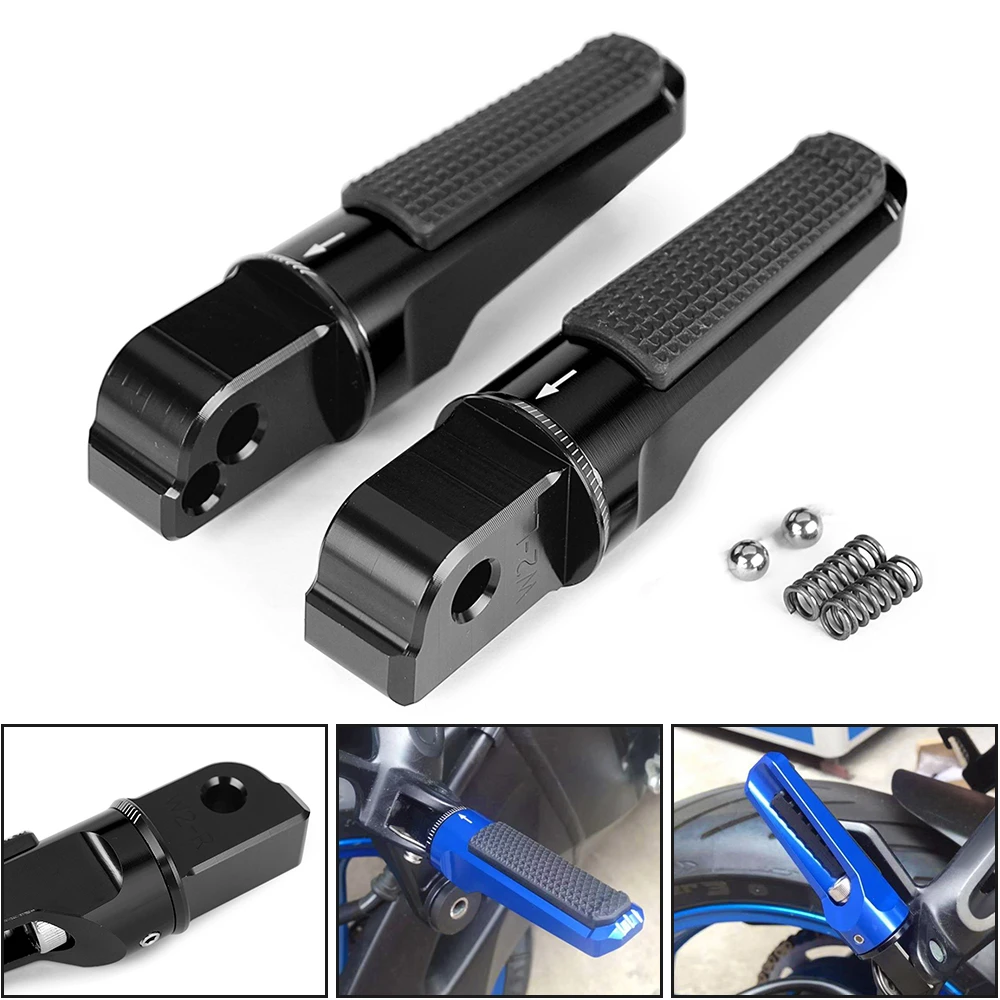 

For BMW S1000R S1000RR 14-19 CNC Rear Passenger Foot pegs Pedal Footrests For BMW S1000 R RR 2014 2015 2016 2017 2018 2019