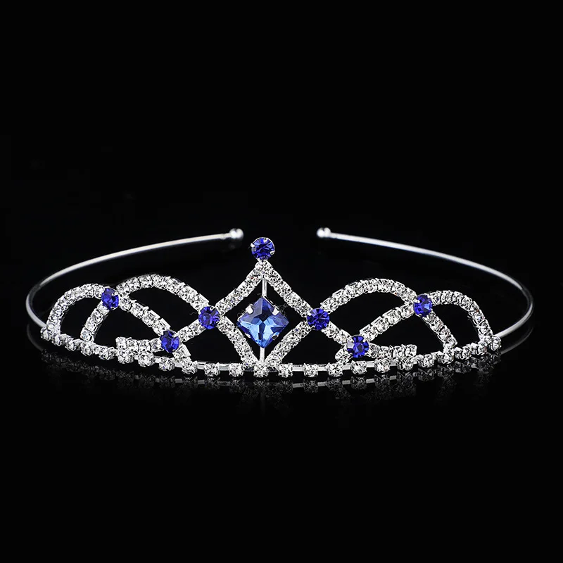 

Popular Bridal Crowns New Headdresses For Women's Girls Children Crystal Rhinestone Headbands Wedding Hair Accessories