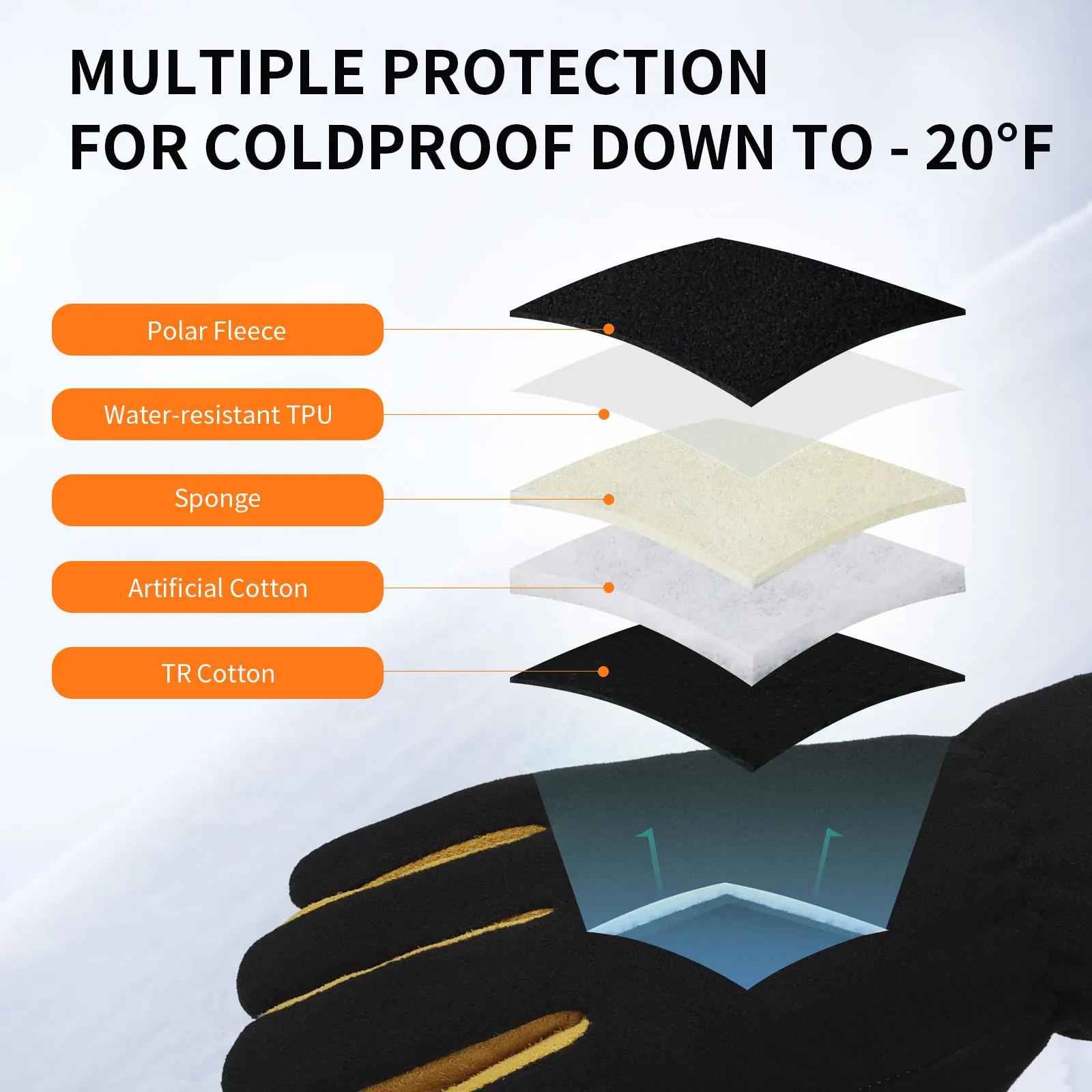OZERO Winter Warm Motorcycle Gloves Genuine Deerskin outdoor sport Motocross Motorbike Riding Skiing Heated Cycling Moto | Автомобили и