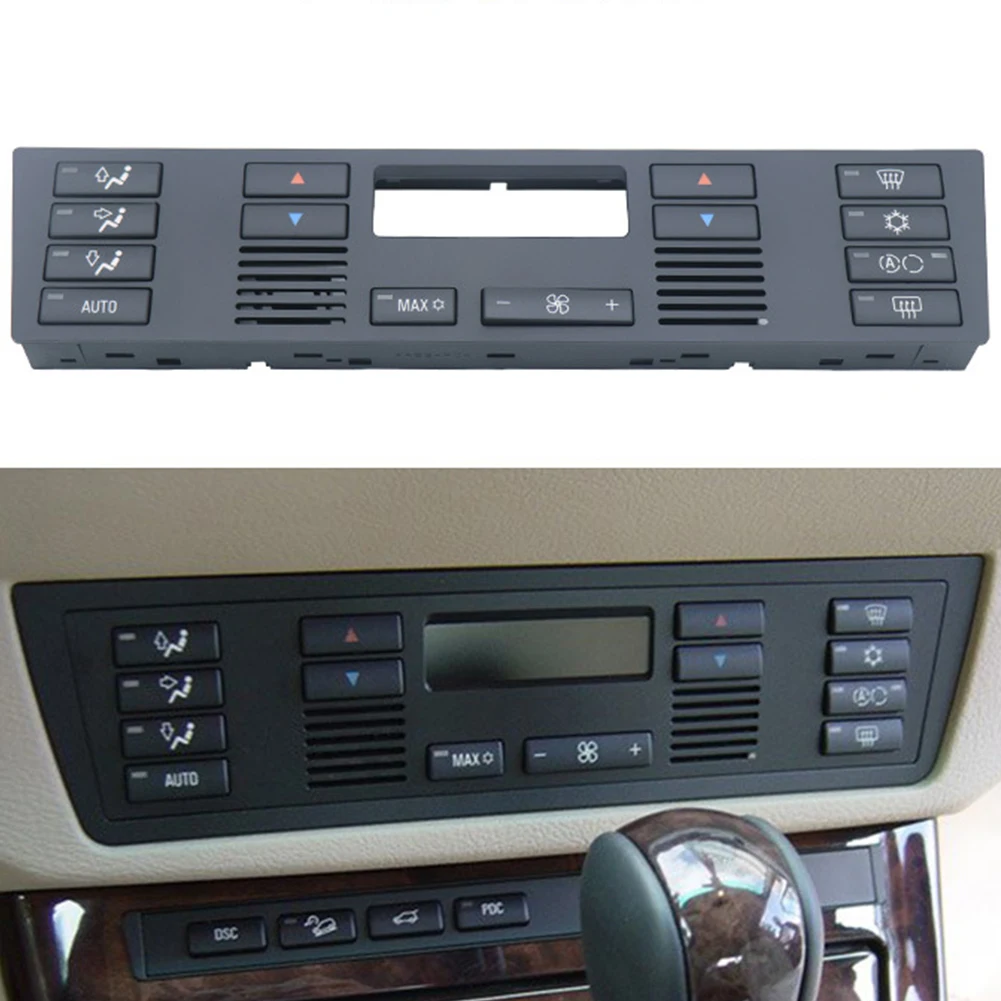 Heating Replacement ABS Switch Button Set Air Conditioner Panel Durable Parts Climate Control Car Accessories For BMW E39 E53 X5 |