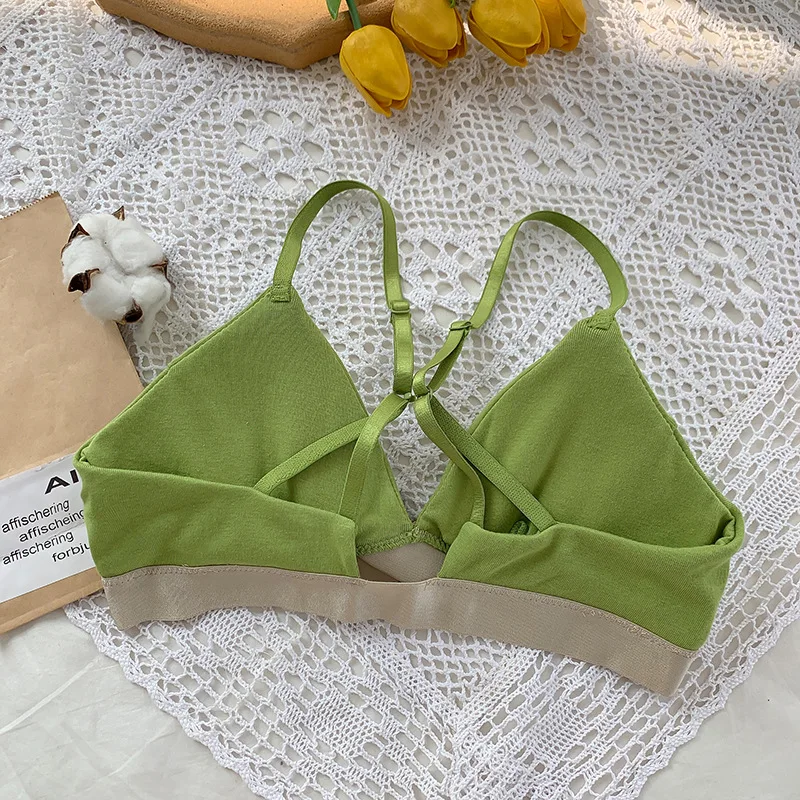 

Seamless Bra Sexy Push Up Bras for Women French Bralette 3/4 Cup Wireless Intimates Female Brassiere Underwear Cotton Bra