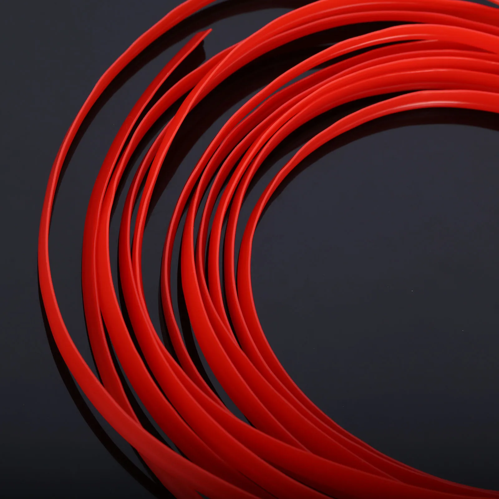 

2021 New 1pcs 5m Matte Red Car Styling Interior Flexible Trim Strip Moulding Trim DIY Stickers for Car Decorative Strips