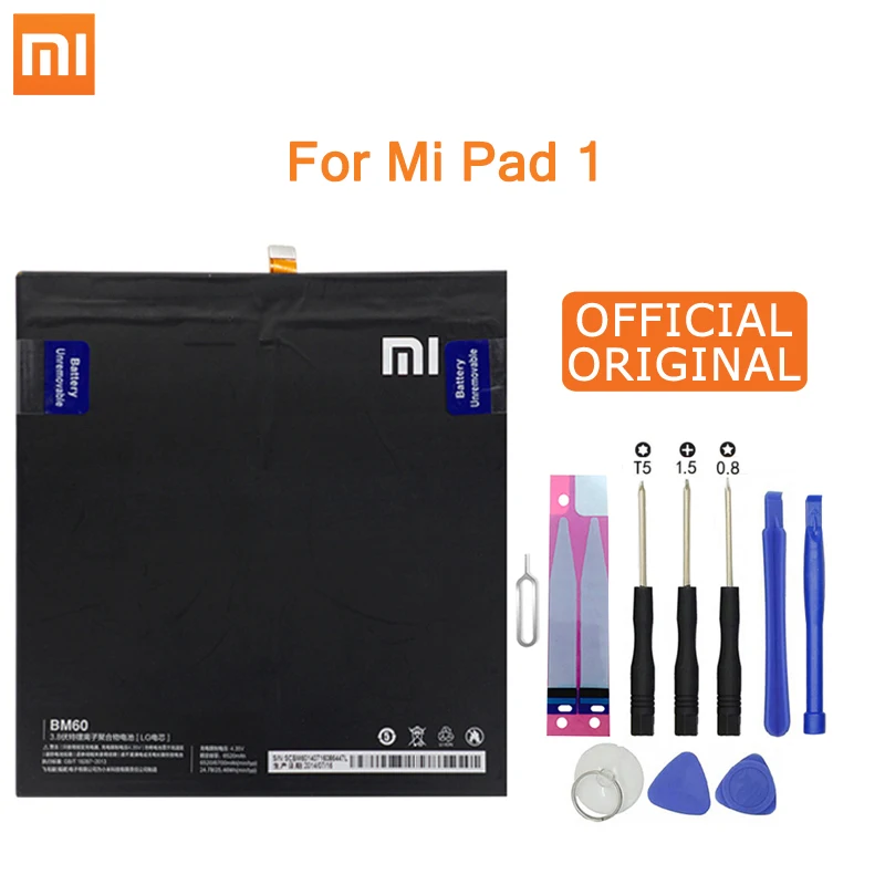 Сменный аккумулятор для планшета Xiao mi BM60 для Xiao mi Pad 1 mi pad 1 A0101 6520 мАч