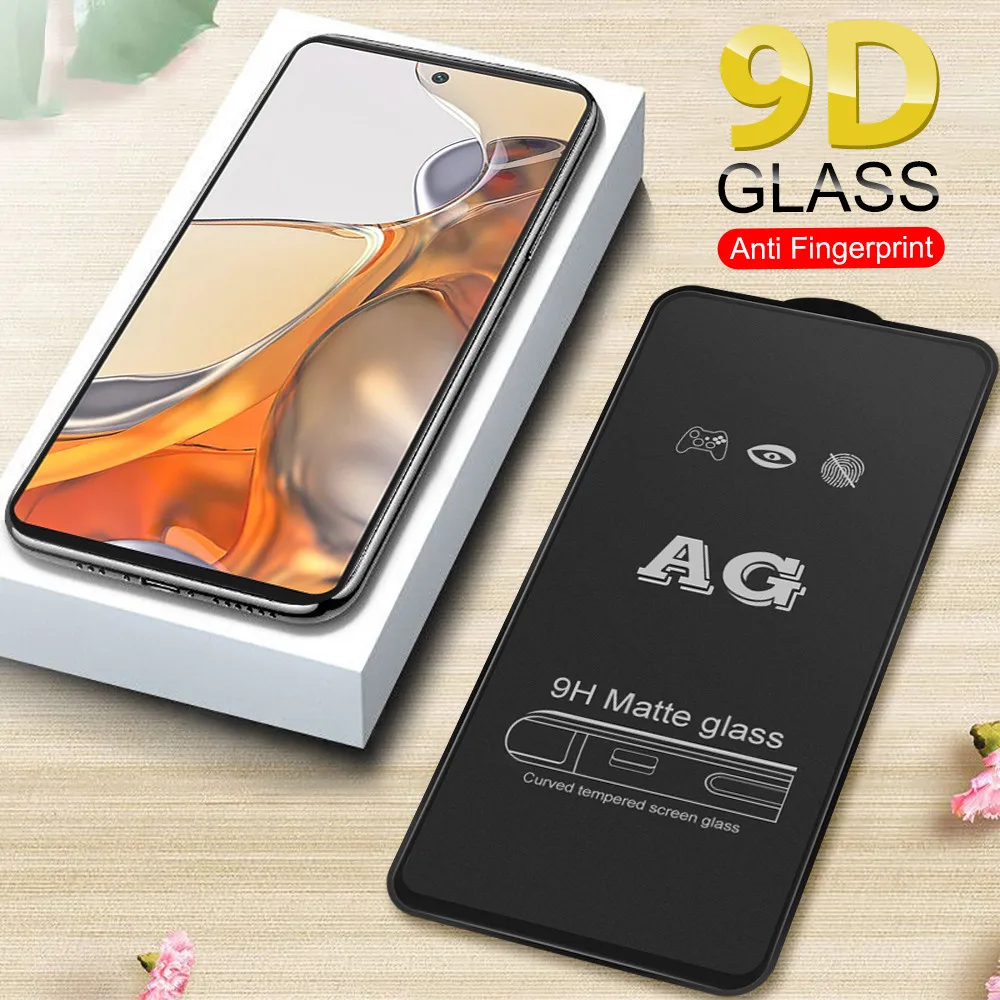 

Xiomi 11T Pro Glass 9D Full Glue Matte Tempered Glass For Xiaomi 11 T Mi 11TPro Mi11T Frosted Screen Protector Protective Film