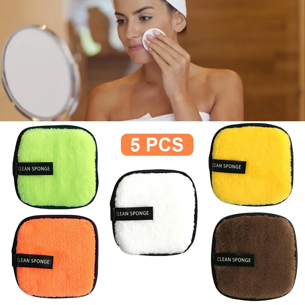 5 шт многоразовые салфетки для снятия макияжа Хлопок лица глаза губы | Красота и