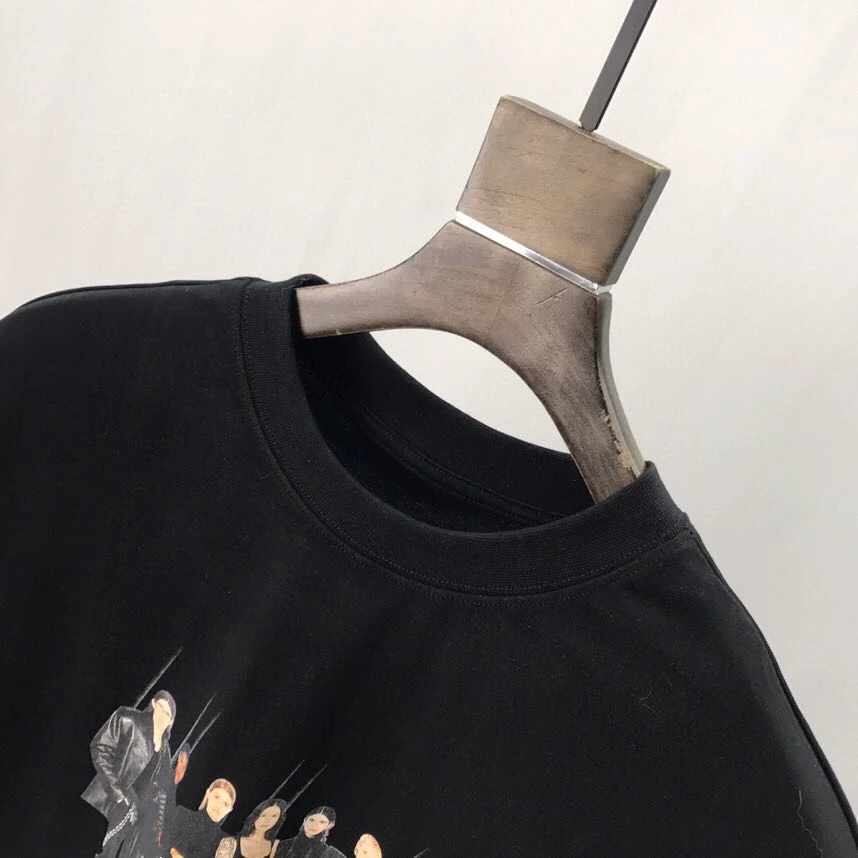 

2021 Paris Summer autumn Clothing Homme T shirt Mens men Women Designer High Street Print T shirt size S-L