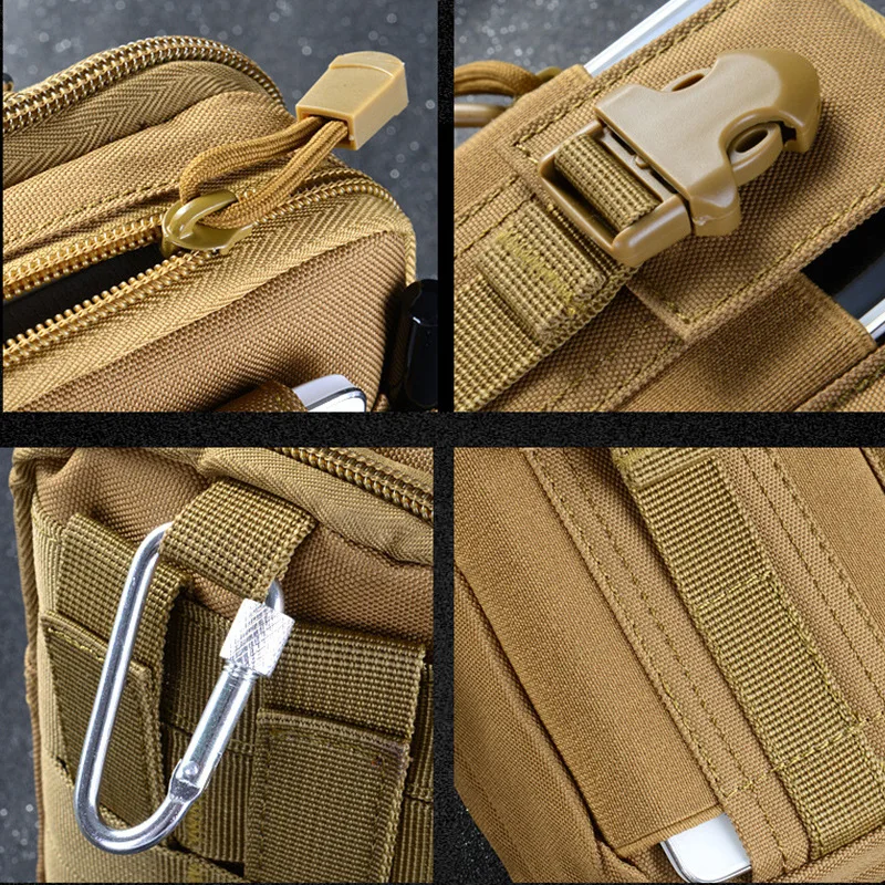 

Military fan tactical waist bag bag outdoor sports camouflage shoulder bag sports mobile phone multi-function bag