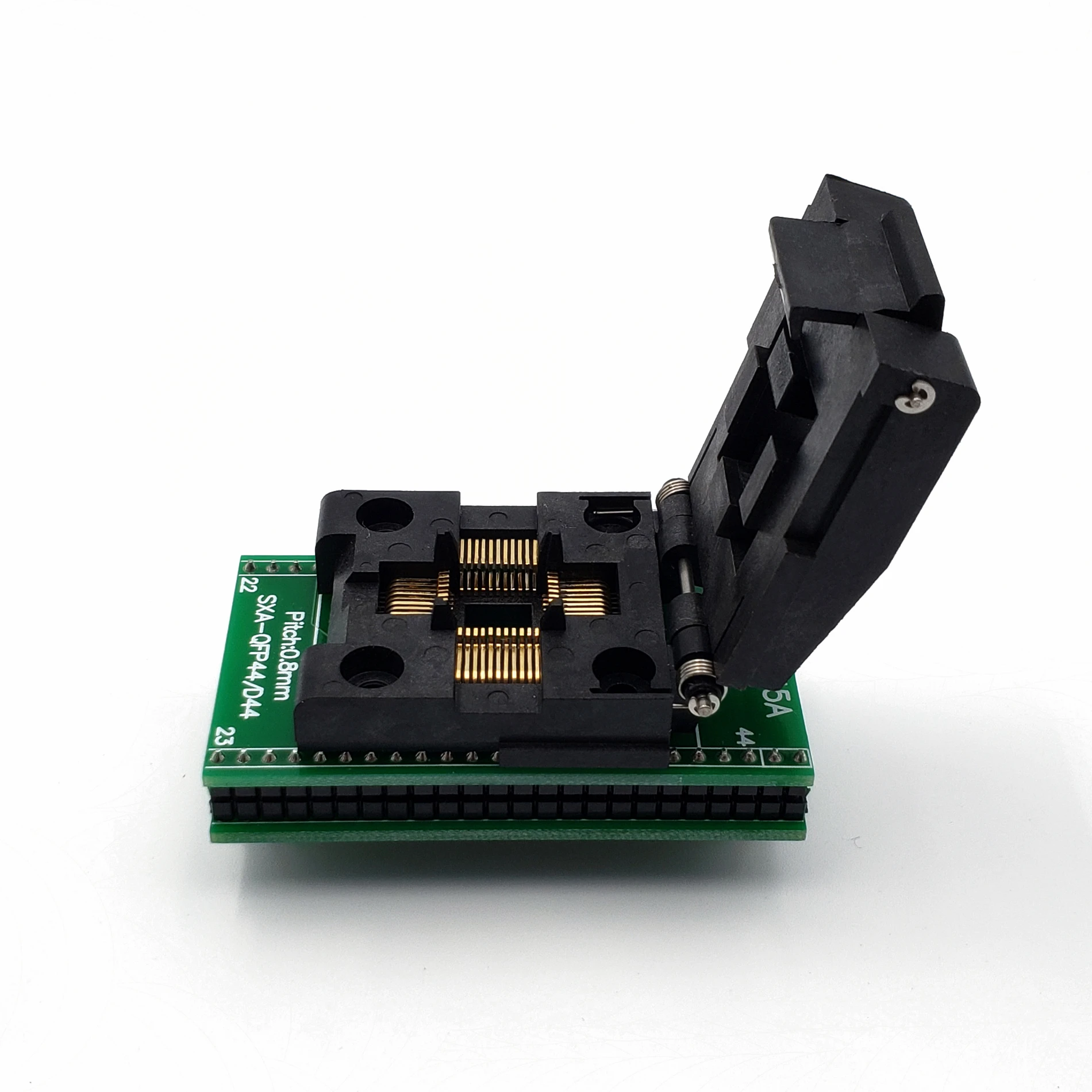 QFP44/PQFP44/TQFP44 к DIP44 SA245A шаг 0 8 мм IC программатор тестовый разъем адаптер|pitch|pitch adapter |