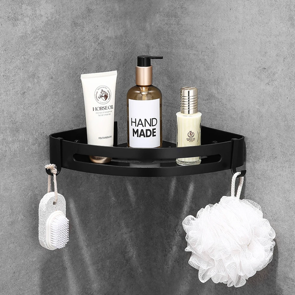 

Bathroom Shelf Triangle Corner Shelf Shower Storage Rack Vanity Organizer Rack Wall Hanging Shampoo Holder Bathroom Accessories