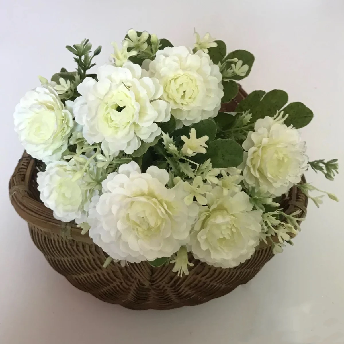 

Simulation Art silk flower Lotus Rose Wedding Party Home Decoration Simple Ornaments Flowers