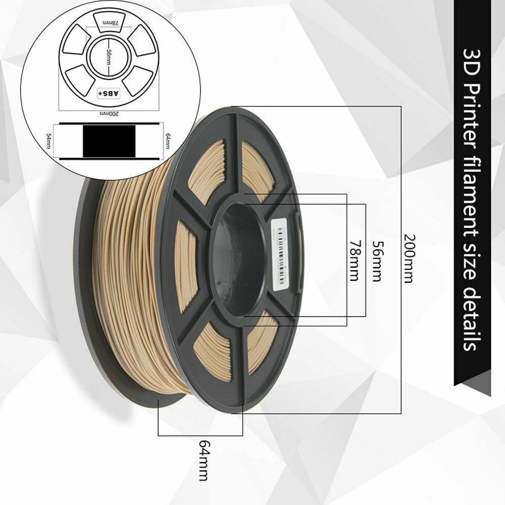 

3D Printer Filament Low Shrinkage Strong Toughness 1.75mm PLA Wood Printing Filament Bundle for All Models Of FDM 3D Printers