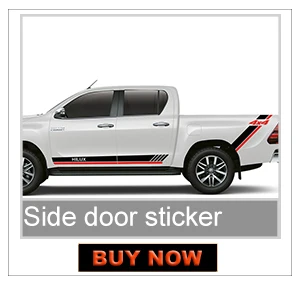 2 шт. hilux racing side stripe Графический виниловый стикер для TOYOTA HILUX revo и vigo 2012