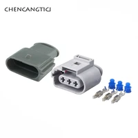2 sets 3 pin auto fog lamp light socket crankshaft sensor connector plug for vw golf jetta bora beetle 1j09737236 1j0973723g